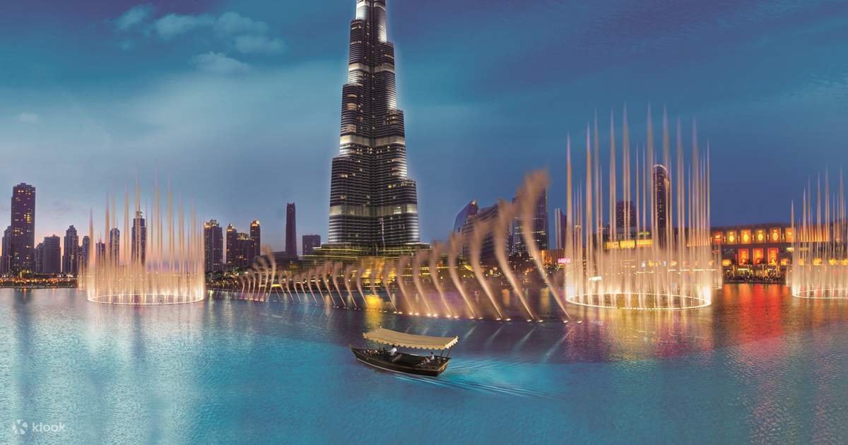 Dubai Fountain Lake Ride, Dubai mall