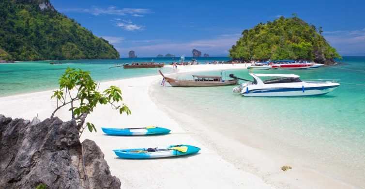 Four Island Tour With Thai Lunch By Speed Boat, Krabi